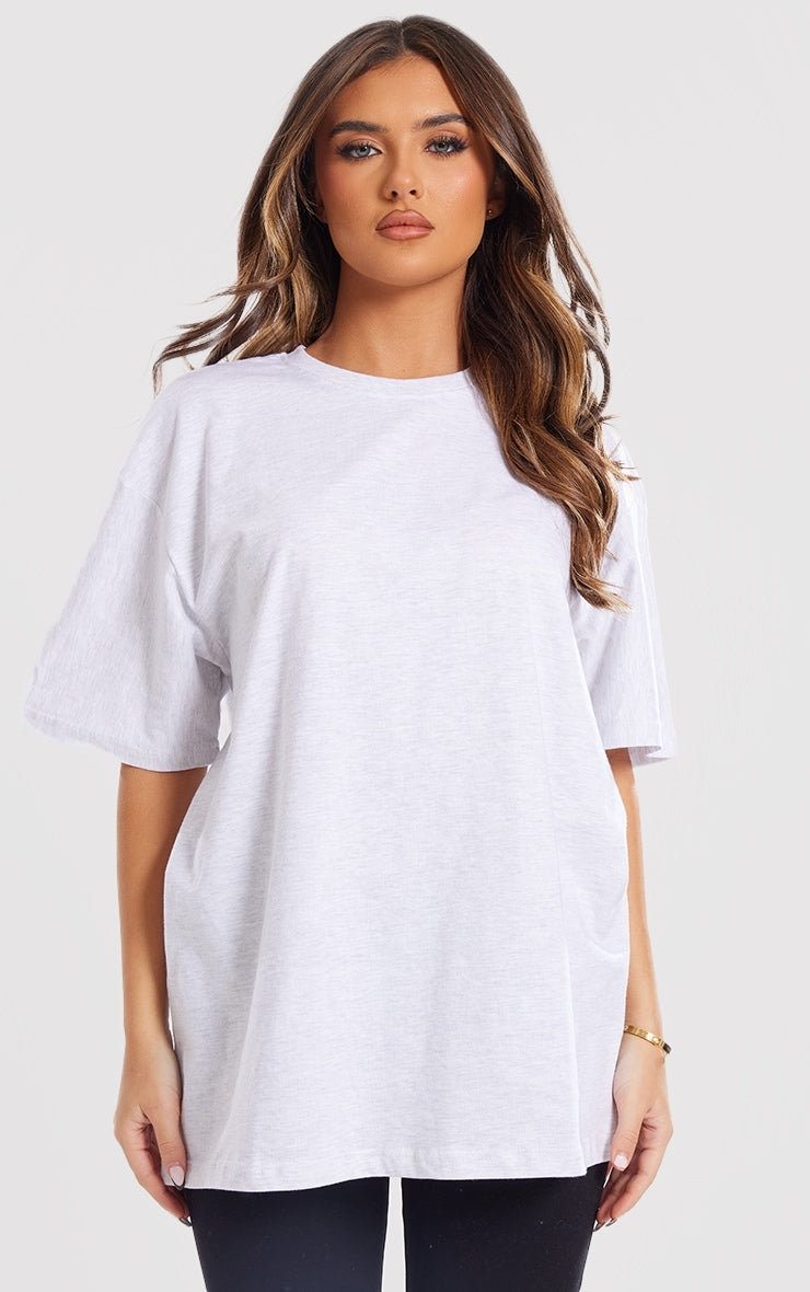 Ash Grey Boxy Oversized T Shirt